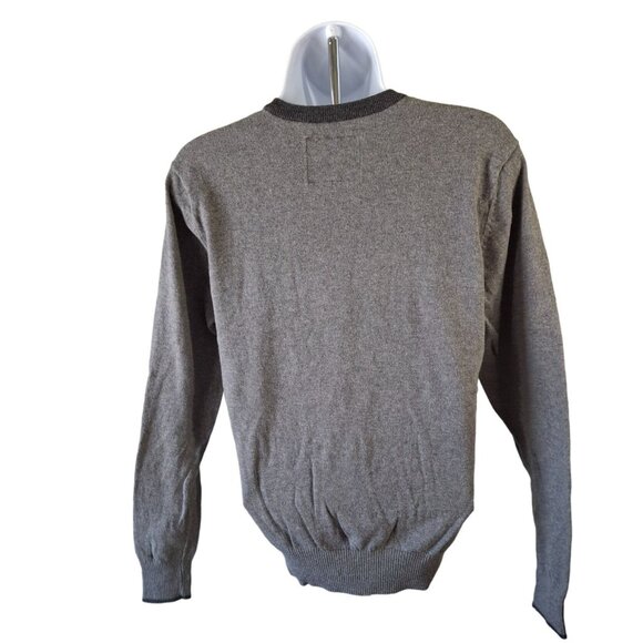 American Eagle Outfitters Gray V-Neck Sweater Mens XS Athletic Fit - Picture 2 of 7